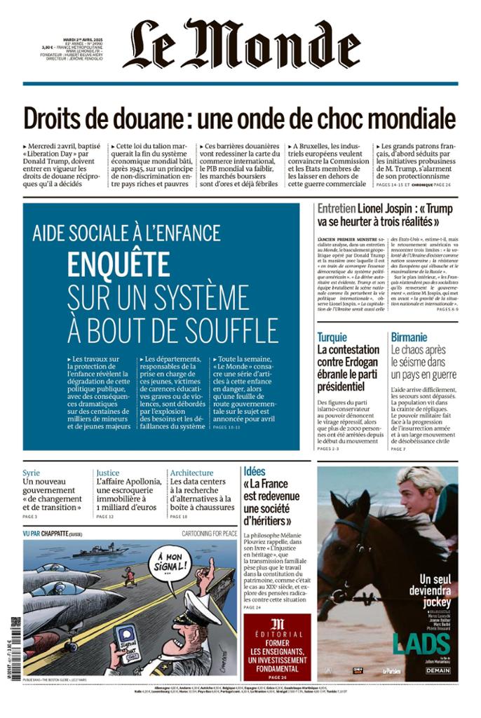 le-monde 2 3 2025